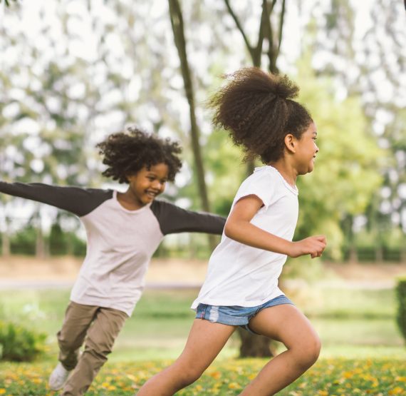 kids playing outside